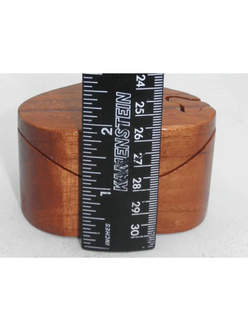 Wood Carved Trinket Keepsake Jewelry Heart Shaped Treasure PUZZLE BOX 4 Piece - Picture 10 of 11